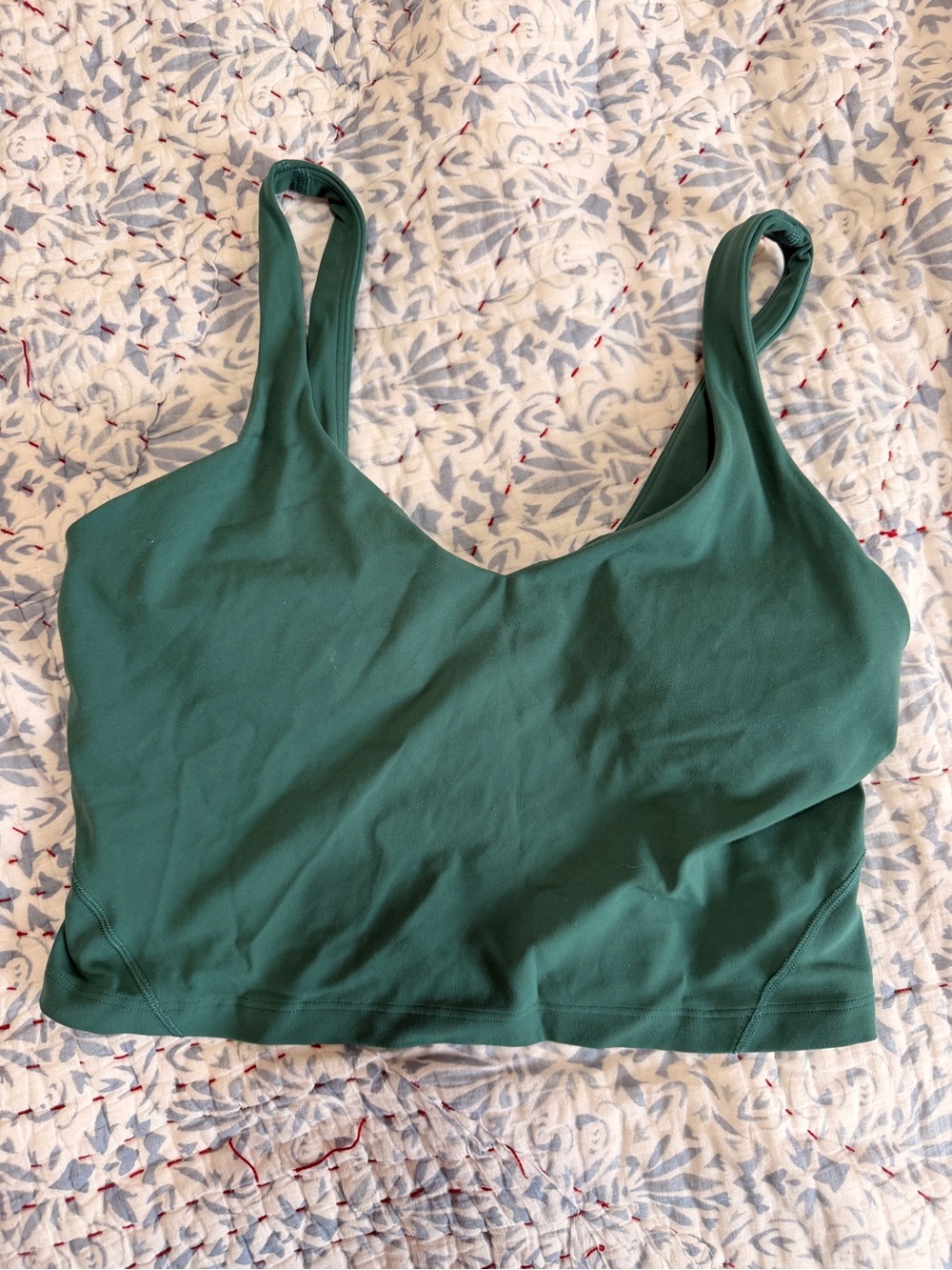 lululemon athletica Forest Green Align Crop tank
